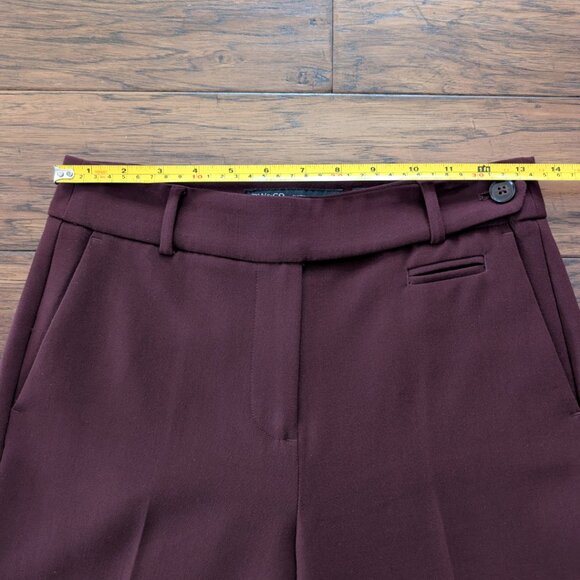 RW&CO brown chocolate plum dress pants size 0 - Picture 11 of 16